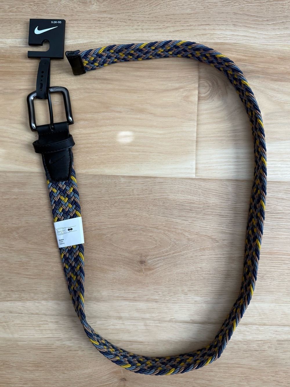 Nike Men's Stretch Woven / Braided Golf Belt - PS5045987A - Size S (30-32) - NWT